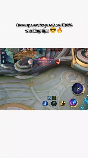 Base spawn trap Selena 100% working tips 😎🔥 #MLBB #fbreels #reelsfypシ | Hey it's me