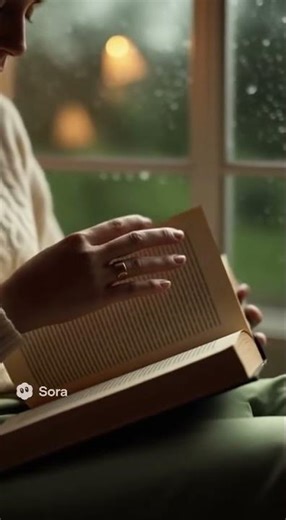 Cozy Rainy Day Reading VIBE! 新感覚の静寂と紙の音療法！🧘 #viral #relax #booktok