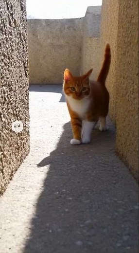 Smart Cat Finds the Way Out! Amazing Drone Maze Escape!