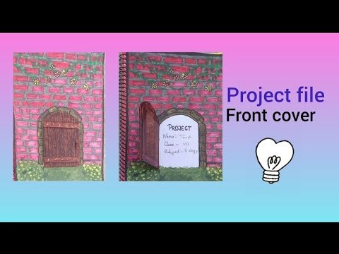 Project file front cover idea 💡