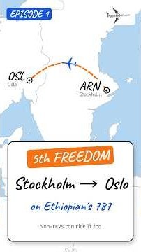 Is this the best way to fly Stockholm to Oslo? #travel #aviation #airlines #fifthfreedom