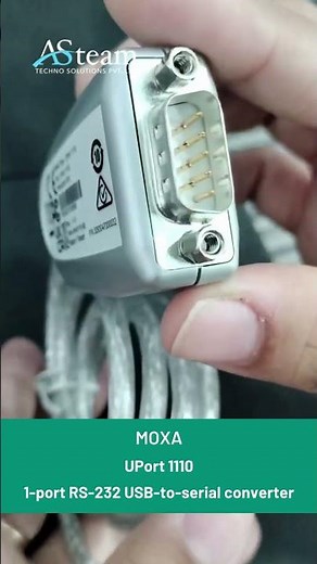 MOXA Uport 1110 | 1-port RS-232 USB-to-serial converter #youtubevideo #moxa #trendingshorts