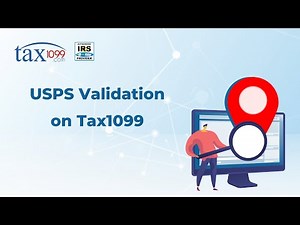 How to do USPS validation on Tax1099?