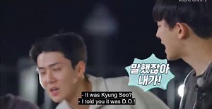 exo's reaction when exo-man kyungsoo was revealed, kyungsoo was so happy 😆😆😆 | I Love EXO