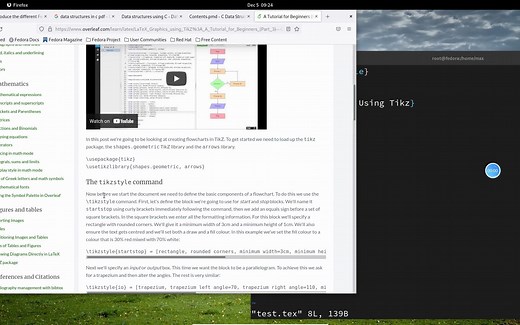 latex tikz流程图画法