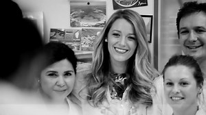 Blake Lively Visits L'Oreal's Paris Lab