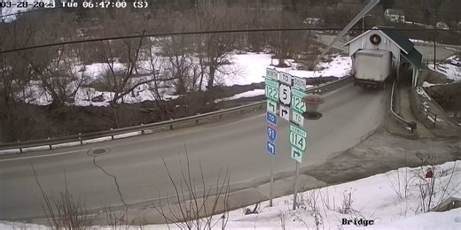 Lyndonville students lend a hand in covered bridge fix