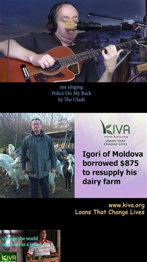 me singing Police on My Back by The Clash (Kiva version) #short