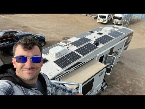 4,100w of Solar Power for Artic Fox 5th Wheel. Unlimited Boondocking for Full-Time RV'ers