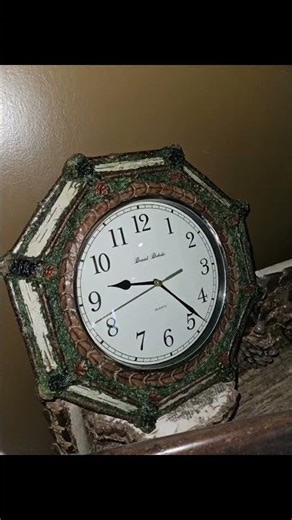 Rustic Octagon Clock #rusticdecor #clock