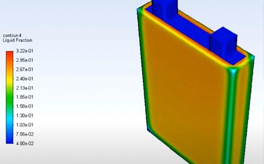 Fluent 锂离子电池相变材料（PCM）冷却仿真（含UDF）