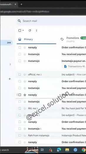 Send Bulk E-mails from excel #exceltricks #exceltips #exceltutorial #excelshorts
