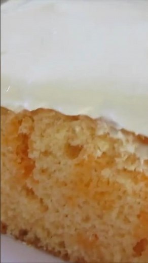 ORANGE DREAMSICLE SHEET CAKE 😋 So YUMMY 😍 #food #baking #cake #dessert #orange #recipe