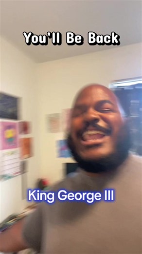 Camera Work Practice for Hamilton 'You’ll Be Back' King George III