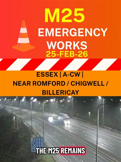 M25 Emergency Roadworks: Updates and Detours