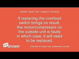 my kelvinator split system is showing a h5 error code on the