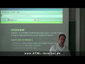Bildergalerie erstellen mit HTML - Lightbox 2 Tutorial (Teil 4 von 6)