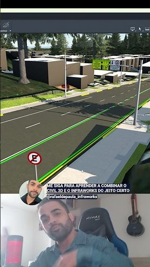 Como funciona o processo para combinar o Civil 3D e o InfraWorks?