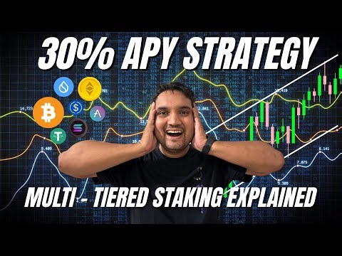 30% APY Staking Strategy 💰 Multi-Tier Staking Explained (Live Demo) #staking #crypto #cryptoindia