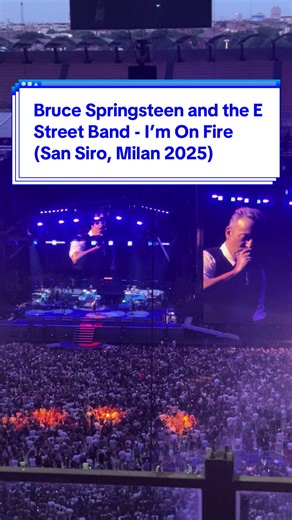 Bruce Springsteen en Vivo: I'm on Fire en San Siro