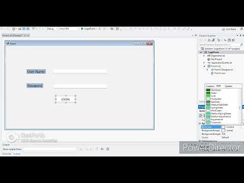 Create Login Form using Visual Studio 2022 vb.net