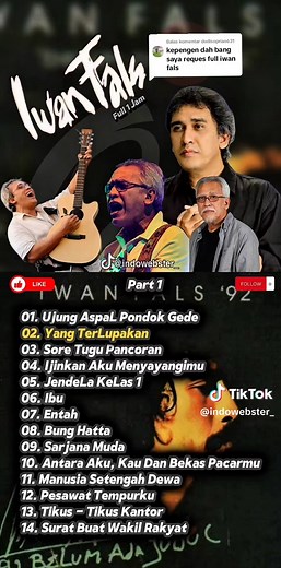 Lagu Hits Iwan Fals - Full Playlist 1 Jam