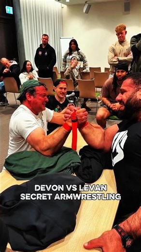 Devon Larrat Vs Levan Saginashvili 2025 😱 #armwrestler #practice #devonlarrat #armwrestling #shorts