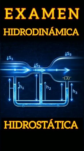 FLUIDS. HYDROSTATICS and HYDRODYNAMICS. ENGINEERING EXAM. #physics #engineering