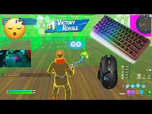 GK61 & LOGITECH G502 ASMR 😴(Fortnite Box Fight Gameplay) 4K