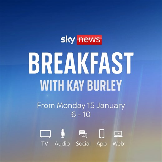 Breakfast on Sky News is getting a fresh new look 📺 Weekdays will see Chief Presenter Kay Burley live from a new studio with Gareth Barlow, Mhari Aurora and Wilfred Frost. Watch 6am – 10am 👉 Freeview 233, Sky 501, Virgin 603, BT 313, YouTube & the Sky News website and app. Read more: https://trib.al/ngldp5j | Sky News
