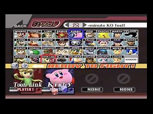 Super Smash Bros Brawl 2 VS 2 FIGHT