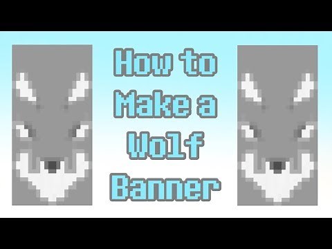 How to make a WOLF BANNER