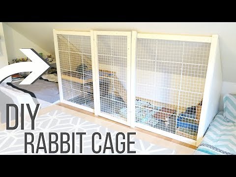 BUILDING THE RABBITS NEW DIY CAGE