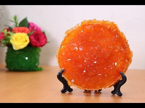 DIY Crystal using Alum/DIY Alum Crystal //How To Make Crystal At Home