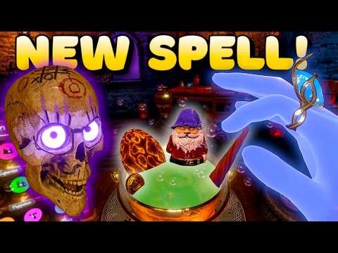 Unlocking a NEW SPELL!? | Waltz of the Wizard VR Funny Moments and Gameplay