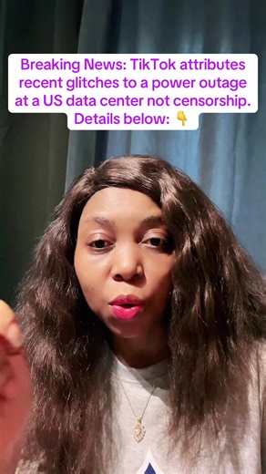 Breaking News: TikTok attributes recent glitches to a power outage at a US data center not censorship. Details: 👇