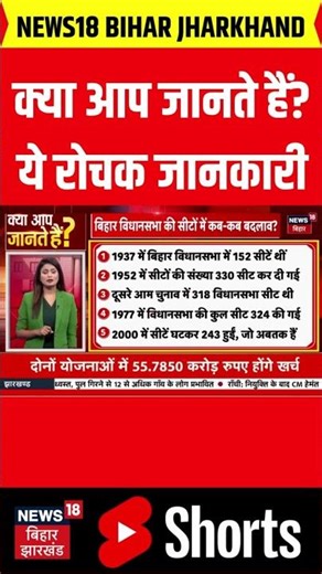 #shorts क्या आप जानते हैं बिहार में विधानसभा की सीटों को कितनी बार बढ़ाया या घटाया गया? | Bihar Fact