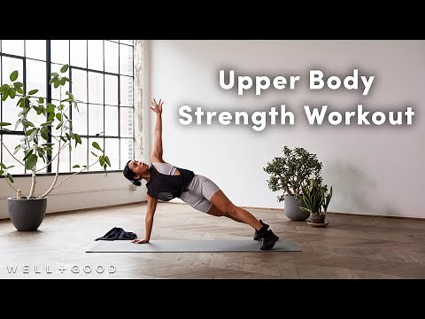15 Minute Upper Body Strength Workout With A Towel | Trainer of the Month Club | Well+Good