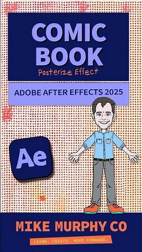 Old Comic Book Look (Posterize Effect) in After Effects