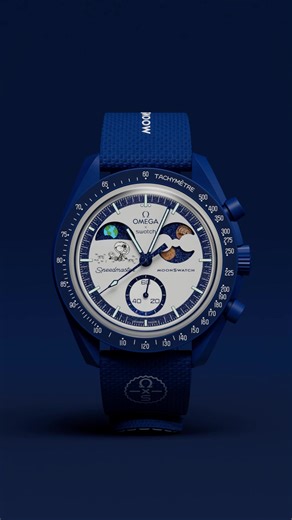 以獵人之月為靈感，打造出在您腕上散發光芒的錶款。手錶於所有提供 Bioceramic MoonSwatch 系列的 Swatch 專門店發售，直至 2025 年 10 月 21 日新月當天。 — Inspired by the Hunter’s Moon, made to glow on your wrist. Available at all Swatch stores featuring the Bioceramic MoonSwatch Collection, until the New Moon on 21 October 2025. #MoonSwatch #OMEGAxSwatch #Swatch | Swatch