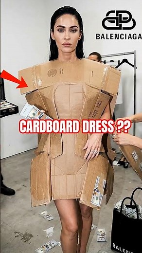Cardboard Dress Of $8,900