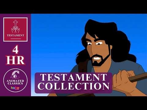 Bible Stories Animated ✝️ Complete Testament Collection | 4 Hour Full Series | Animated Classics