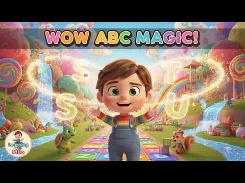 Milo’s Treasure Hunt! Discover Letters S ,T & U 🗺️✨ | Fun ABC Learning for Kids