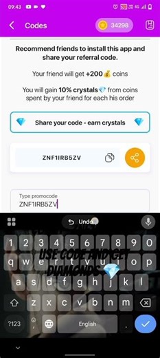 Top follow Use Refferal Code 💎