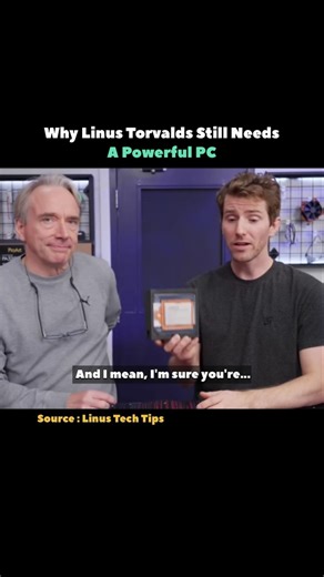 Why Linus Torvalds Still Needs A Powerful Pc #shorts #linux #programming