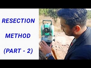 Resection Method || Nikon Total Station Setup || STN || Part -2