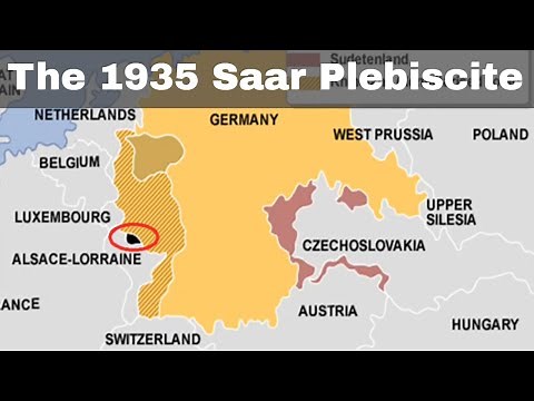 13th January 1935: The Saar votes to reunite with Germany in a plebiscite