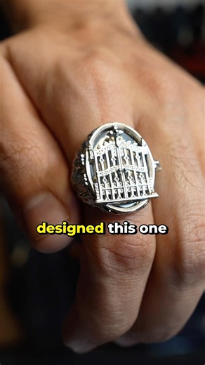 We designed a ring inspired by the gates of heaven. 🥹 #hardjewelry