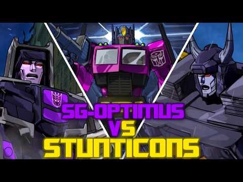 SG Optimus Prime VS Motormaster and Menasor - Transformers Devastation (Modded)