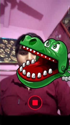 Tutorial crocodile dentist filter #tutorial #filter #manyloves #funny